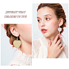 4 Pairs 4 Colors Acrylic Heart Lollipop Dangle Earrings EJEW-FI0001-14-3