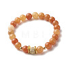 Natural Mixed Stone Stretch Bracelet for Girl Women Gift BJEW-JB06799-2