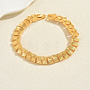 Alloy Link Chain Bracelets for Women BM3814-2-1