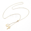 Adjustable 304 Stainless Steel Lariat Necklaces X-NJEW-Z005-10G-2