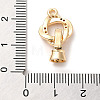 Brass Micro Pave Cubic Zirconia Pendant FIND-Z030-04KCG-3