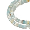 Natural Flower Amazonite Beads Strands G-Z045-A04-01-4