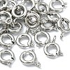 SHEGRACE Brass Spring Ring Clasps XGRPCN197-018P-2