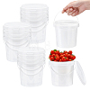 12Pcs Plastic Storage Bucket AJEW-TW0001-22A-1