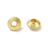 Rack Plating Brass Spacer Beads X-KK-P246-05G-2