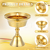 20Pcs Brass Candle Holders AJEW-WA0004-42-3