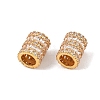 925 Sterling Silver Micro Pave Clear Cubic Zirconia Beads SE-CBAF1B2-16C-G-2