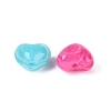 Tow Tone Opaque & Transparent Acrylic Beads OACR-N161-04-2