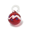 Christmas Handmade Lampwork Pendants LAMP-L081-01E-1