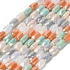 Electroplate Glass Beads Strands EGLA-P065-02A-04-1