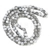 Frosted Crackle Glass Beads X1-GLAA-U001-6mm-M06-3