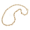 7MM 304 Stainless Steel Figaro Chain OT Necklaces NJEW-JN05706-4
