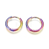 304 Stainless Steel Huggie Hoop Earrings EJEW-G272-02-12mm-M-1