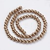 Eco-Friendly Glass Pearl Bead Strands X-HY-A008-6mm-RB037-2