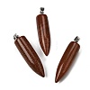 Synthetic Goldstone Pointed Pendants G-F820-12E-1