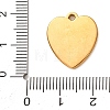 304 Stainless Steel Pendant Cabochon Settings LS-STAS-Z204-04G-13-3