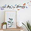 Translucent PVC Self Adhesive Wall Stickers STIC-WH0015-105-3