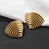 304 Stainless Steel Studs Earrings for Women EJEW-K306-22G-1