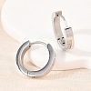304 Stainless Steel Clear Cubic Zirconia Hoop Earrings EJEW-L307-12P-01-2