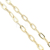 3MM Brass Paperclip Chain Slider Bracelet Making AJEW-JB01602-4