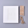 Rectangle Card Paper Picture Frame DIY-WH0157-40A-1