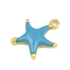 Brass Enamel Pendants KK-CBA3642-03G-3