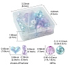 40Pcs 10 Styles Opaque Acrylic Beads MACR-FS0001-65-6