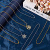30Pcs 2 Colors Iron Ball Chain Necklace Making MAK-SP0001-06A-4