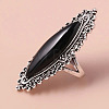Horse Eye Alloy with Resin Finger Rings FS-WG13A66-05-3