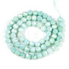 Anti-Tarnish Electroplate Glass Beads Strands EGLA-T021-6mm-15-11-2