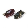Natural Indian Agate Pendants X-G-N342-106E-3