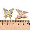 304 Stainless Steel Enamel Pendants STAS-A135-08G-3
