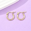 Ion Plating(IP) 304 Stainless Steel Hoop Earrings EJEW-N0016-11G-A-5