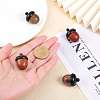 4Pcs 4 Styles Wooden Acorn Box Jewelry Pendants WOOD-CA0001-65-3