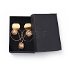 Dangle Earrings & Pendant Necklaces Jewelry Sets SJEW-JS01050-9