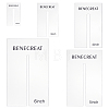 BENECREAT 1 Set Acrylic Sheets FIND-BC0005-60-1