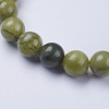 Natural Jade Beaded Stretch Bracelets BJEW-I253-10mm-07-3