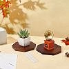 1Pc Octagon Wood Display Pedestals AJEW-WH0485-37D-4