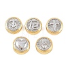 Religion Brass Beads KK-C170-28GP-1