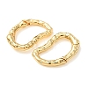 Hammered Brass Spring Gate Rings KK-CBA90BB-04G-2