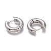 201 Stainless Steel Huggie Hoop Earrings EJEW-O095-05-14-2