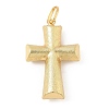Cross Brass Big Pendants KK-M327-07D-G-1