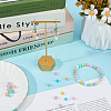 1 Strand Dyed Natural Selenite Beads Strands G-GO0001-75-4