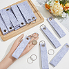 30Pcs Non-Woven Fabric Keychains KEYC-SP0001-64B-3