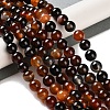Natural Striped Agate/Banded Agate Beads Strands G-Z060-A01-B13-2