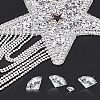 Sparkling Rhinestone Hotfix Rhinestone Iron on Patches DIY-FG0001-39-4