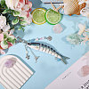 1Pc Resin Fish Pendant Decorations HJEW-CA0001-78A-5