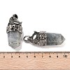 Natural Labradorite Faceted Sword Pendants G-Q163-01AS-05-3