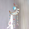 Moon and Evil Eyes Glass Suncatchers PW-WG9AA1F-03-1