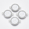 Alloy Enamel Links Connectors ENAM-TAC0003-01S-04E-1